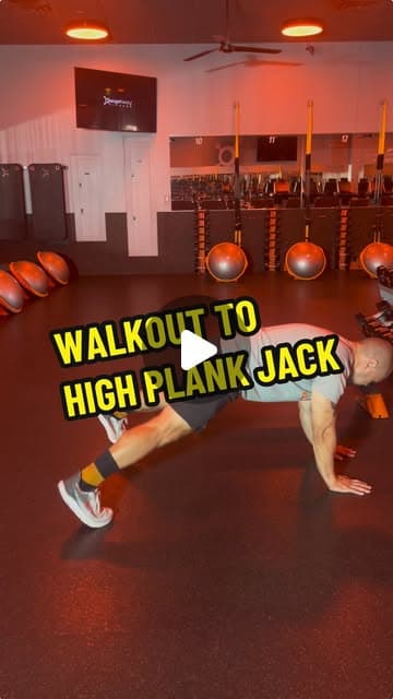 Walkout to High Plank Jack