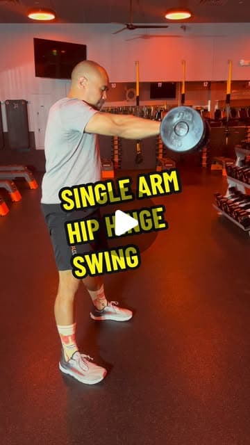 Single Arm Hip Hinge Swing
