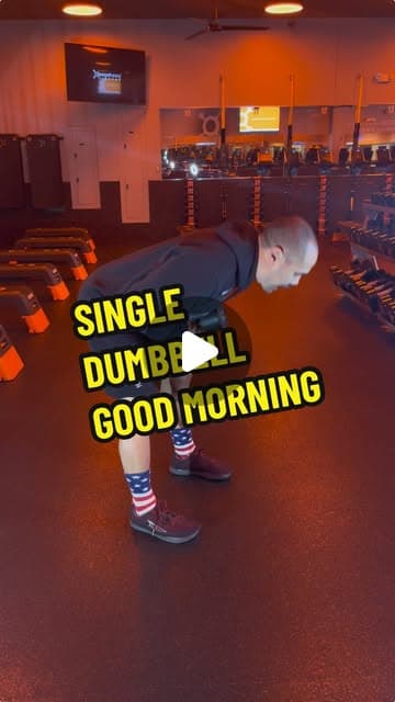 Single Dumbbell Good Morning