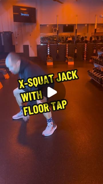 X-Squat Jack with Floor Tap