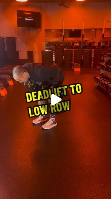 Deadlift to Low Row