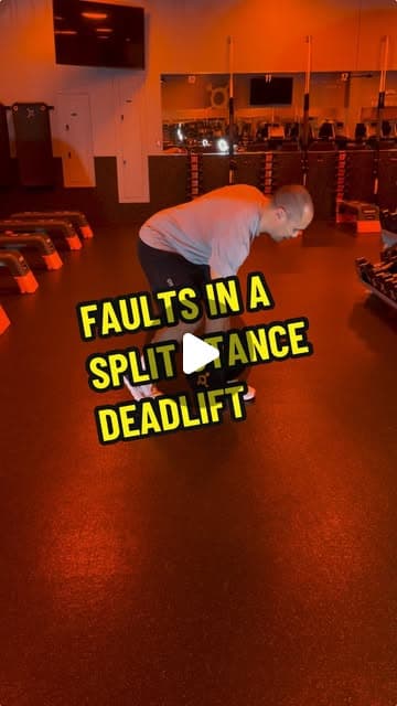 Faults in a Split Stance Deadlift