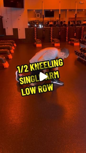 1/2 Kneeling Single Arm Low Row