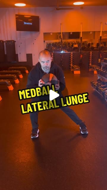 Medball Lateral Lunge