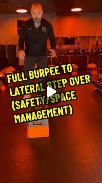 Safety/Space Management in a Full Burpee to Lateral Step Over