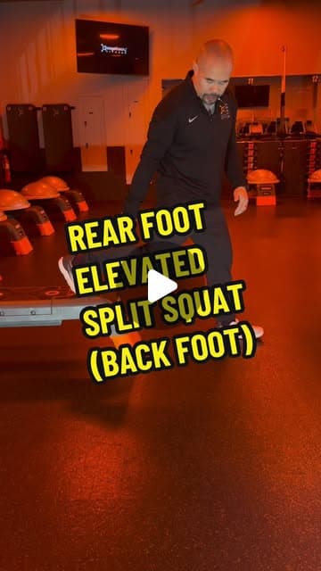 Rear Foot Elevated Split Squat (Back Foot)
