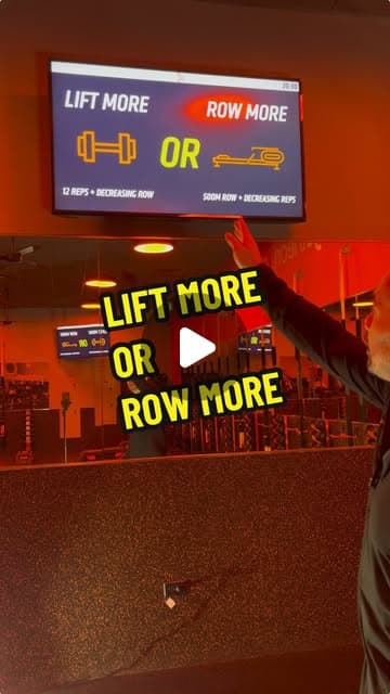 Lift More or Row More