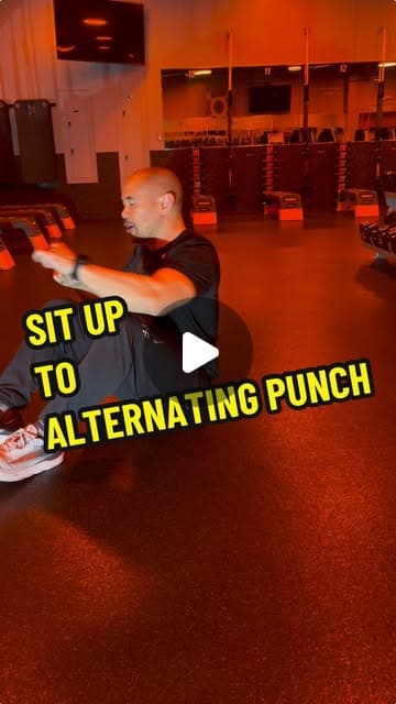 Sit Up to Alternating Punch