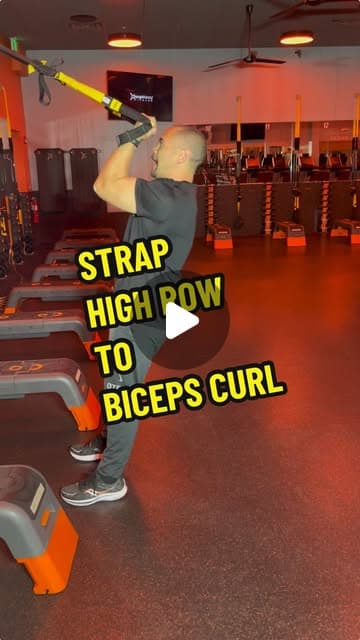 Strap High Row to Biceps Curl