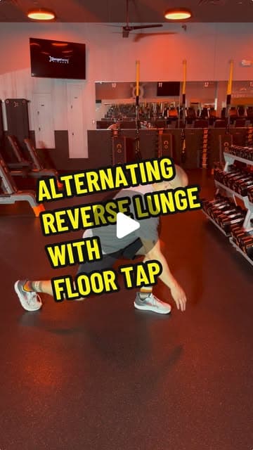 Alternating Reverse Lunge with Floor Tap