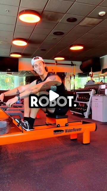 You were taught how to row like a ROBOT