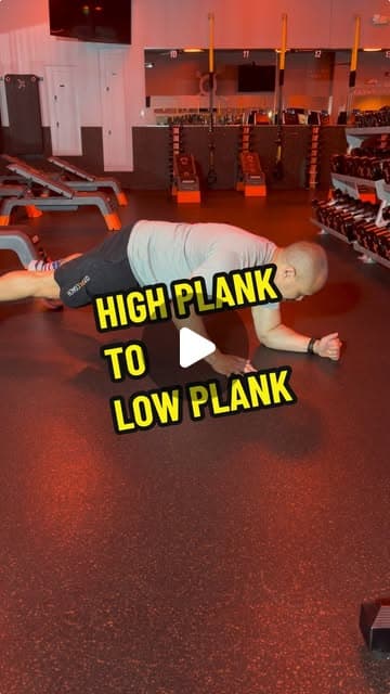 High Plank to Low Plank