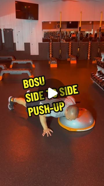 BOSU Side to Side Push-Up