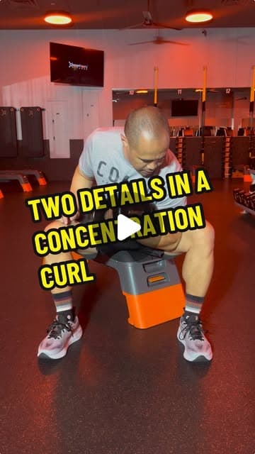 Two Key Details in a Single Arm Concentration Curl