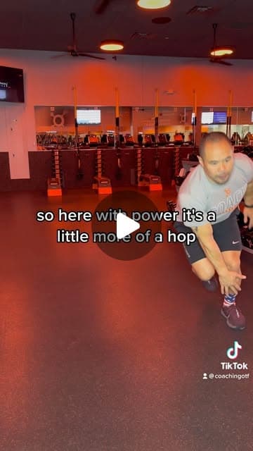 Speed skater lunges and speed skaters with power