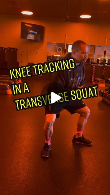 Biggest safety concern in a transverse squat is knee control