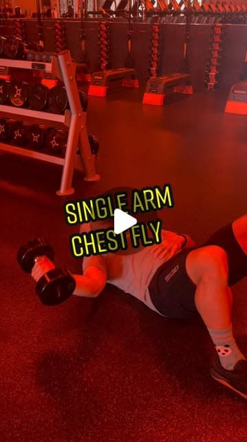 Single arm chest fly