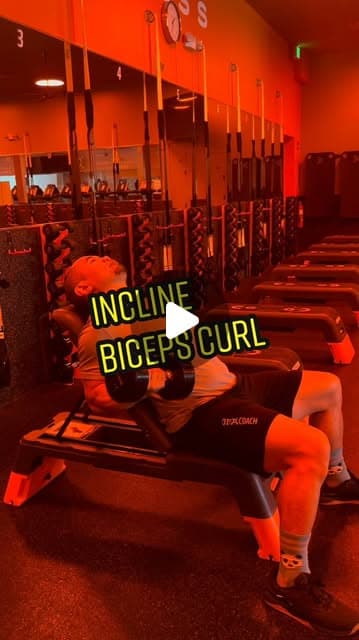 Incline biceps curl