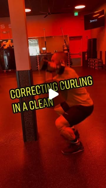 Correcting swinging/curling in the clean