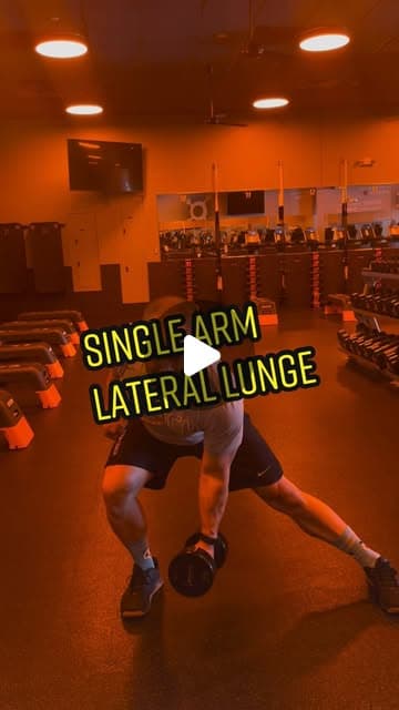 Single arm lateral lunge