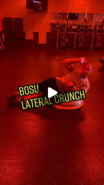 BOSU Lateral Crunch
