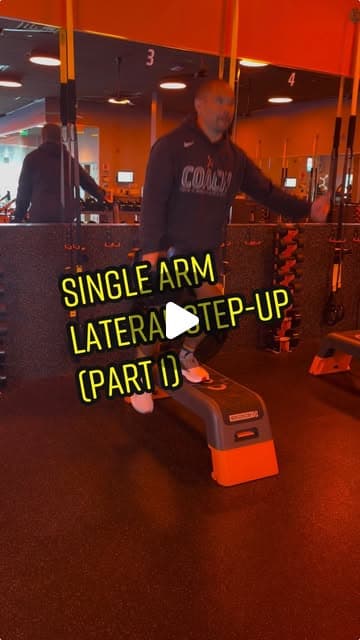 Single arm lateral step up
