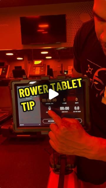 Rower tablet tip