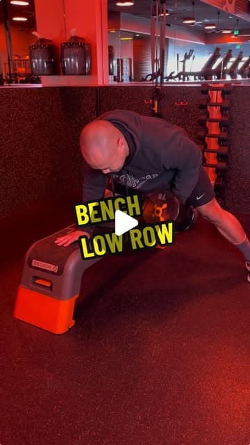 Bench low row