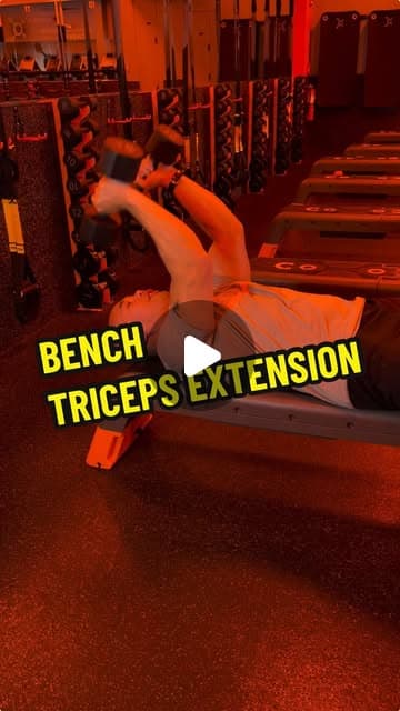 Bench triceps extension