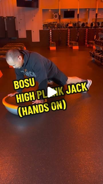 BOSU High Plank Jack (Hands On)