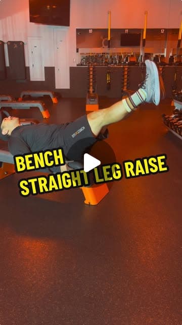 Bench Straight Leg Raise