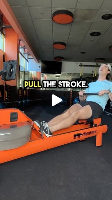 Rowing cardio = PUSH, not pull…