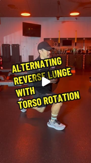 Alternating Reverse Lunge to Torso Rotation