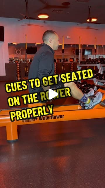 Cues to Get Seated on the Rower Properly