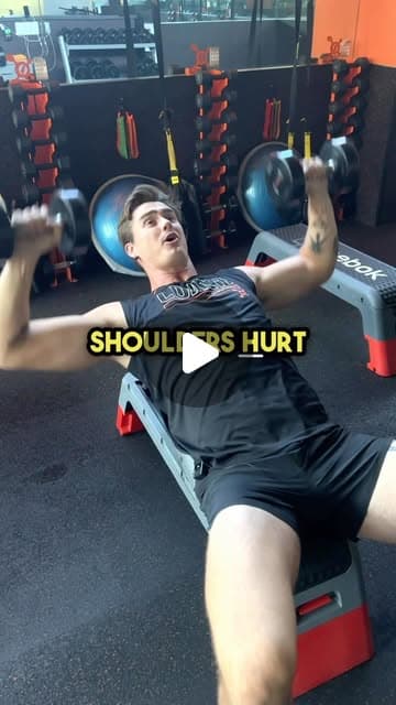 This is PROBABLY why your shoulders hurt when you do the Chest Press…