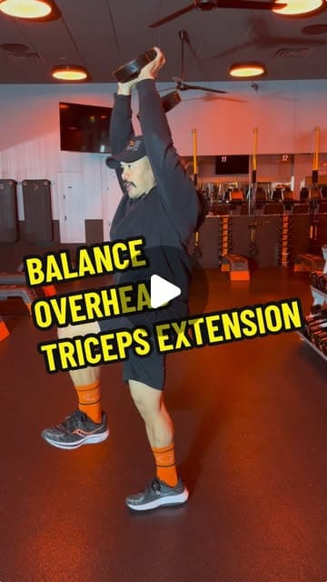 Balance Overhead Triceps Extension