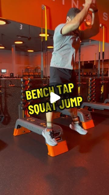 Bench Tap Squat