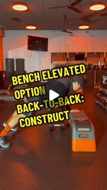 Bench Elevated Option Back-To-Back Construct
