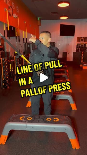 Line of Pull in a Pallof Press