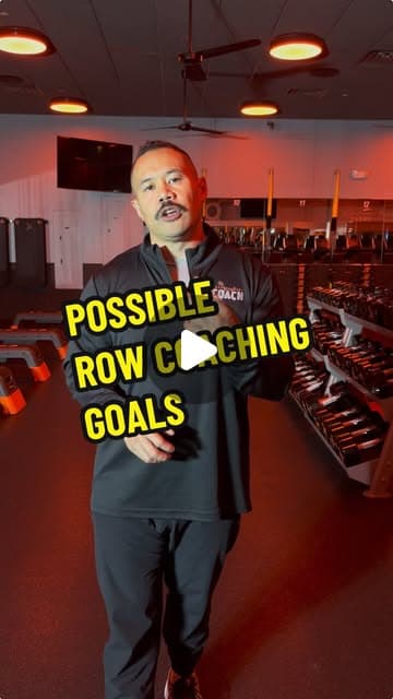Possible Row Coaching Goals