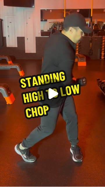 Standing High to Low Chop