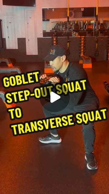 Goblet Step-Out Squat to Transverse Squat