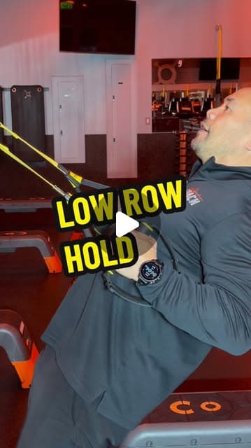 Strap Low Row Hold (As Long As Possible)