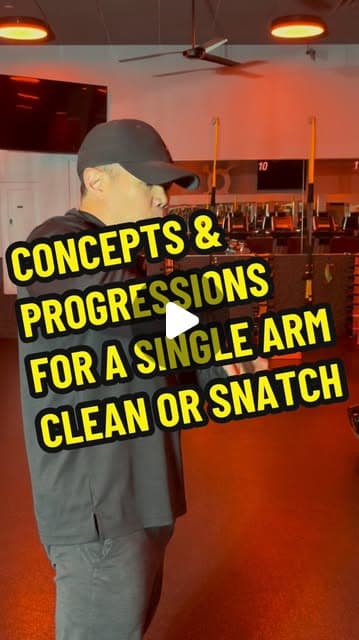 Concepts and Progressions for a Single Arm Clean or Snatch