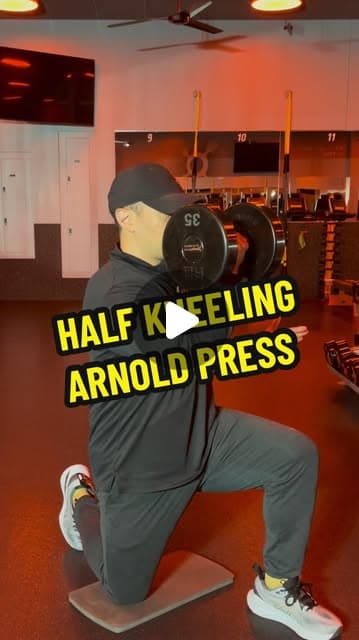 Half Kneeling Arnold Press