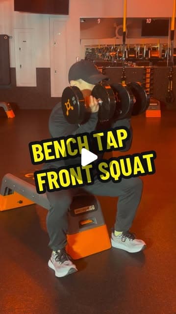 Bench Tap Front Squat