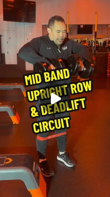 Mid Band Upright Row and Deadlift Circuit