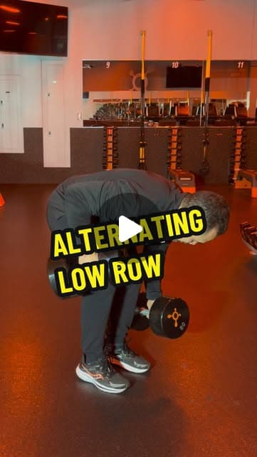 Alternating Low Row