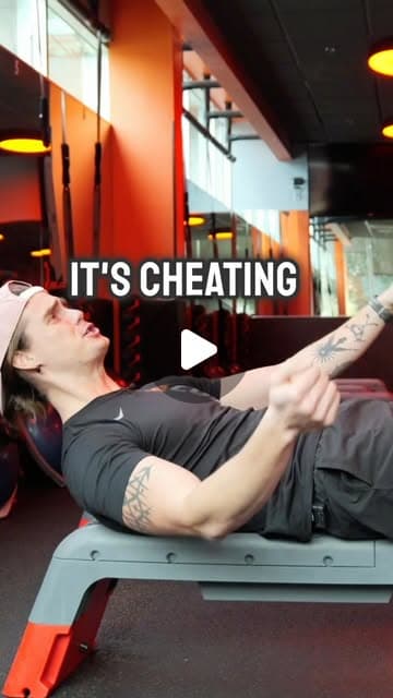 Using your arms to help you up on Sit-ups is NOT CHEATING