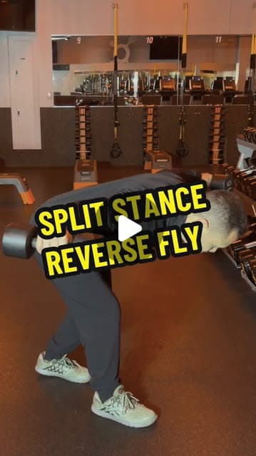 Split Stance Reverse Fly